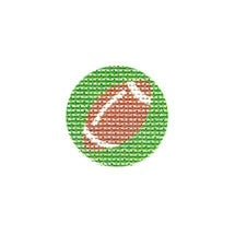 Tilli Thomas Football Needlepoint Canvas – 18 Mesh - Pisgah Needleworks