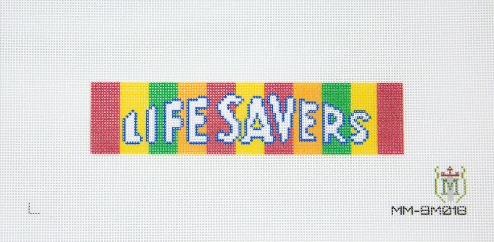 Tilli Thomas Life Savers Needlepoint Canvas – 18 Mesh - Pisgah Needleworks