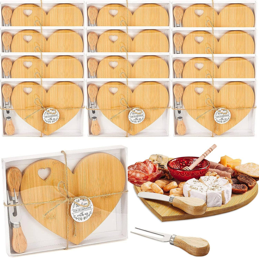 Tinkerbox Round Handled Bamboo Cheese Board – Personalized Wedding Gift - Pisgah Needleworks