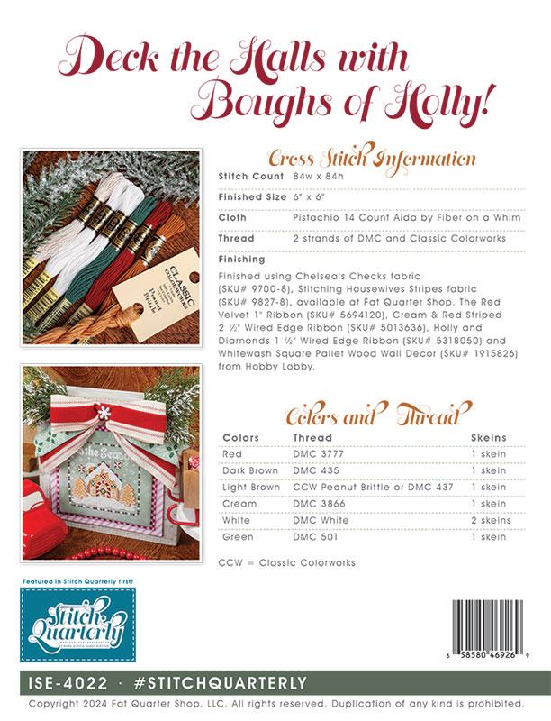 ’Tis the Season – Gingerbread House Cross Stitch Pattern by It’s Sew Emma - Pisgah Needleworks