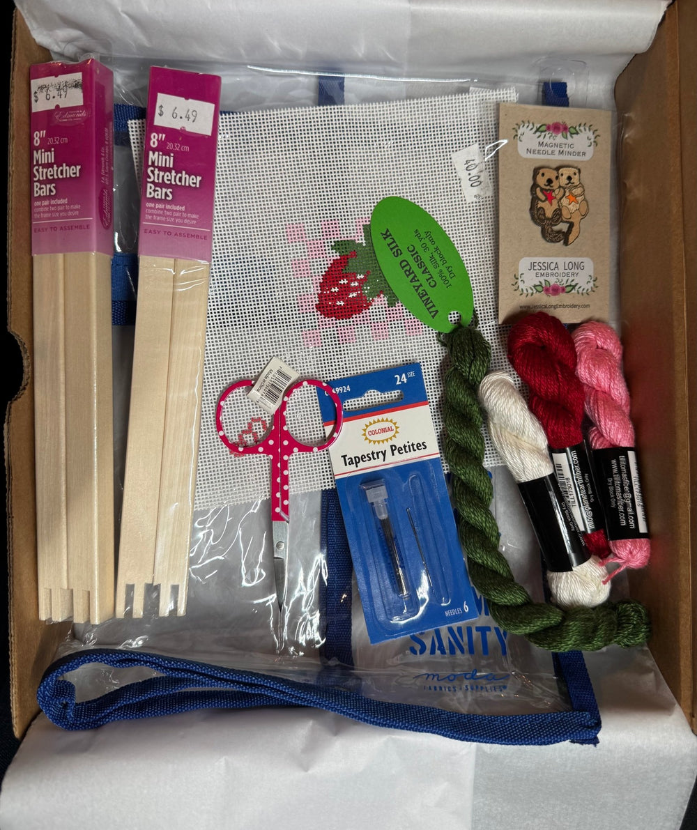 Ultimate Beginner’s Needlepoint Kit – Premium Silk Threads, Tools, and Accessories - Pisgah Needleworks