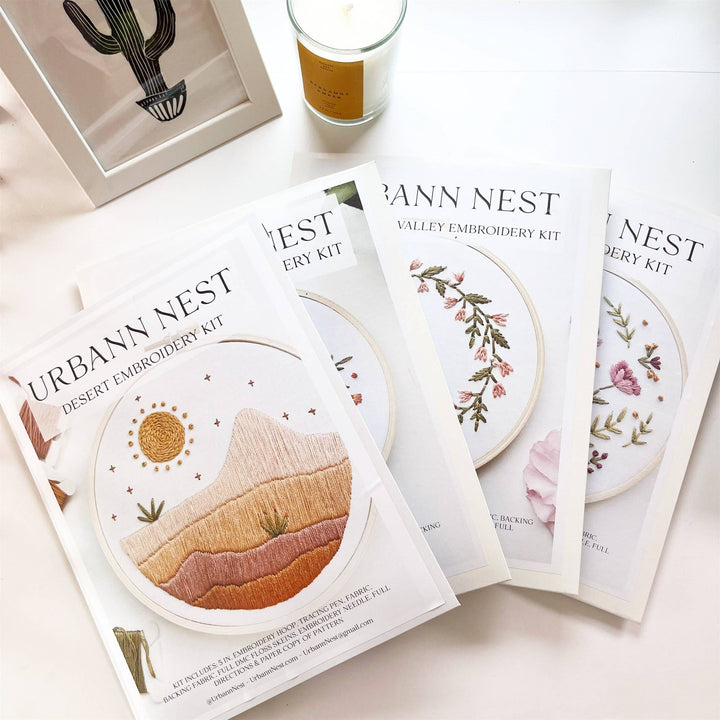 Urbann Nest - Daisy Embroidery Kit - Pisgah Needleworks