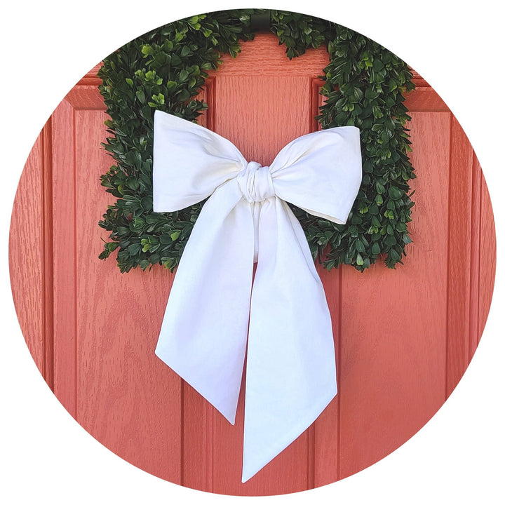 White Linen Blend Sash – Royalty Collection (54") - Pisgah Needleworks