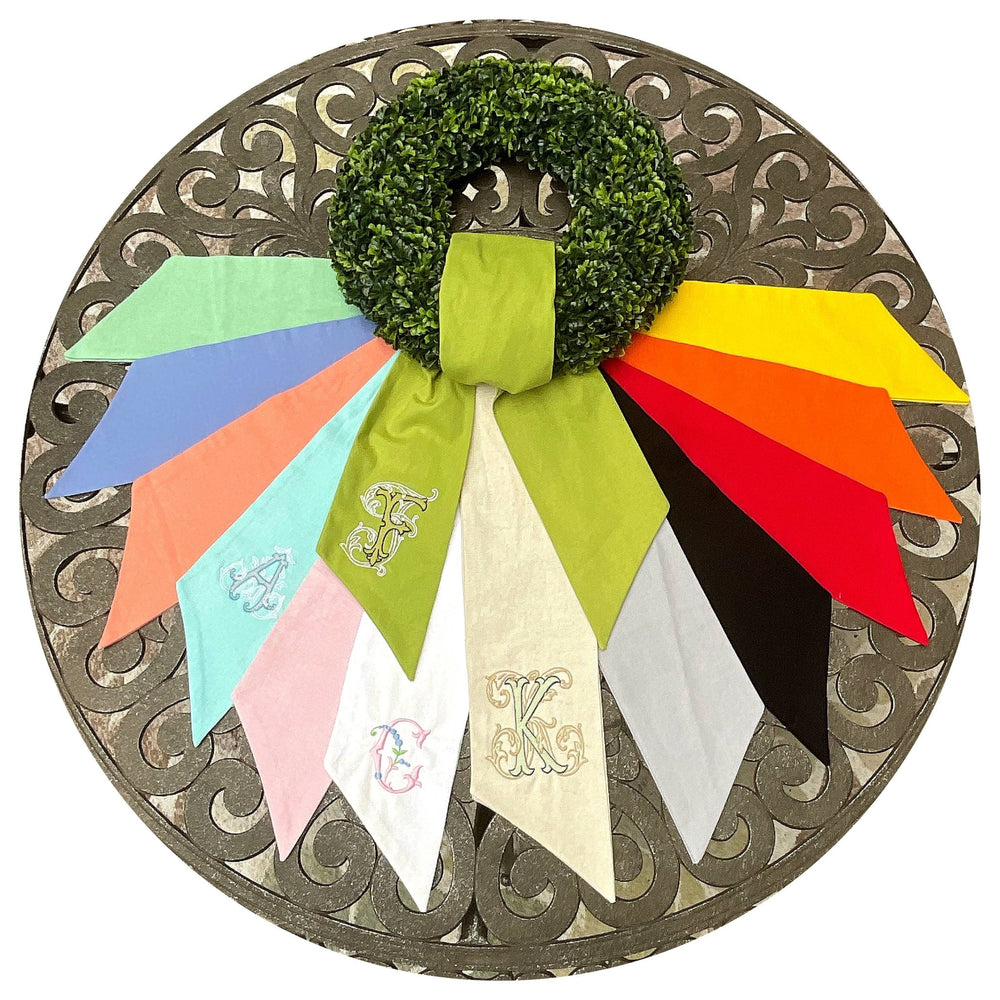 White Linen Blend Sash – Royalty Collection (54") - Pisgah Needleworks