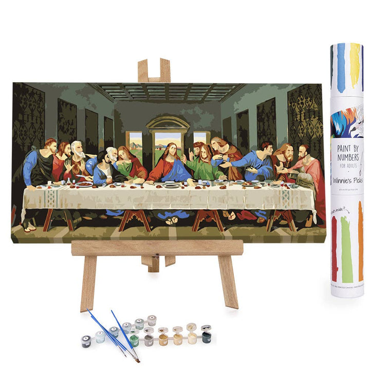 Winnie's Picks - The Last Supper - Christian Decor - Paint by Numbers Kit - Pisgah Needleworks