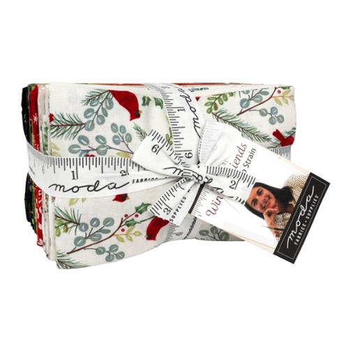 Winter Friends Fat Eighth Bundle by Deb Strain for Moda Fabrics – 9" x 21" Cuts - Pisgah Needleworks